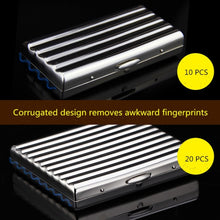Load image into Gallery viewer, Double-gun Copper Corrugated Cigarette Case, 10 PCS Silver, 16 PCS Gold, 16 PCS Silver, 20 PCS Gold, 20 PCS Silver
