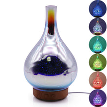 Load image into Gallery viewer, STB-XB10 3D Fireworks 7 Colors LED Night Light Air Humidifier Aroma Essential Oil Diffuser Mist Maker, US Plug, EU Plug, UK Plug, AU Plug