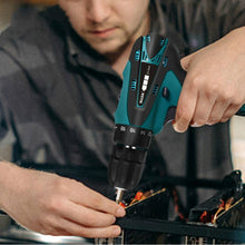 Load image into Gallery viewer, HILDA Electric Drill Cordless Screwdriver Lithium Battery Mini Drill Cordless Screwdriver Power Tools, EU Plug, 16.8V with Carton Box, 12V with Carton Box, 12V with Plastic Box, 16.8V with Plastic Box