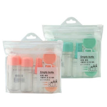 Load image into Gallery viewer, 8 PCS/set PVC Material Portable Mini Traveler Packing Bottle Press Bottle Cream Box Random Color