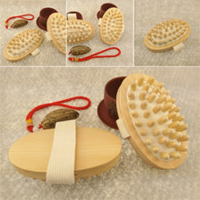 Load image into Gallery viewer, Soothing Body Massage Brush Wood Balloon Cushion Massager