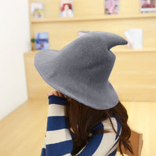 Load image into Gallery viewer, Halloween Personality Wizard Steeple Great Brim Wool Cap