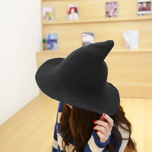 Load image into Gallery viewer, Halloween Personality Wizard Steeple Great Brim Wool Cap