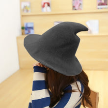 Load image into Gallery viewer, Halloween Personality Wizard Steeple Great Brim Wool Cap