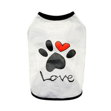 Load image into Gallery viewer, Pet Clothes Dog Love Pattern Vest Dog Clothes, XS, S, M, L, XL, XXL