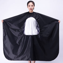 Waterproof Transparent and Visible Increase Haircut Cloth Adult Haircut, Waterproof Haircut