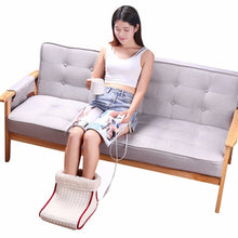 Load image into Gallery viewer, Electric Massageer Washable Heat Warmer Cushion Thermal Foot Warmer 5 Modes Heat Settings, Electric Massageer Foot Warmer