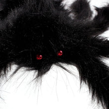 Load image into Gallery viewer, Creative Halloween Party Black Plush Spider Decoration, 15cm, 30cm, 50cm, 75cm, 90cm