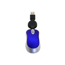 Load image into Gallery viewer, Mini Computer Mouse Retractable USB Cable Optical Ergonomic1600 DPI Portable Small Mice for Laptop