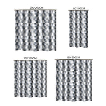 Load image into Gallery viewer, Curtains for Bathroom Waterproof Polyester Fabric Moldproof Bath Curtain, 80x180cm, 80x200cm, 100x180cm, 100x200cm, 120x180cm, 120x200cm, 150x180cm, 150x200cm, 180x180cm, 180x200cm, 200x180cm, 200x200cm, 220x200cm, 240x200cm, 260x200cm, 280x200cm      ...