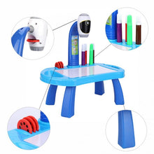 Load image into Gallery viewer, Intelligent Children Projector Early Education Learning Drawing Board Game Puzzle Painting Toy Set
