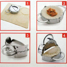 Load image into Gallery viewer, Stainless Steel Dumpling Maker Dough Cutter Dumpling Mould Kitchen Accessories Pastry Tools, Large 9.7cm with White Box, Small 7.7cm with White Box, 8.3 Dumplings Round Knife, 7.3 Dumplings Round knife
