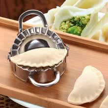 Load image into Gallery viewer, Stainless Steel Dumpling Maker Dough Cutter Dumpling Mould Kitchen Accessories Pastry Tools, Large 9.7cm with White Box, Small 7.7cm with White Box, 8.3 Dumplings Round Knife, 7.3 Dumplings Round knife