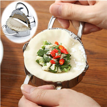 Load image into Gallery viewer, Stainless Steel Dumpling Maker Dough Cutter Dumpling Mould Kitchen Accessories Pastry Tools, Large 9.7cm with White Box, Small 7.7cm with White Box, 8.3 Dumplings Round Knife, 7.3 Dumplings Round knife