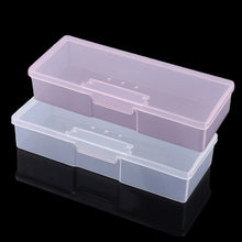 Load image into Gallery viewer, Plastic Transparent Nail Manicure Tools Storage Box