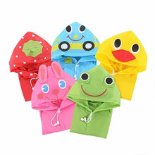 Load image into Gallery viewer, Outdoor Cute Waterproof Kids Rain Coat Kids Animal Style, 65*55*50