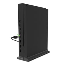 Load image into Gallery viewer, DOBE TYX-1768 Heat Dissipate Vertical Stand Base Cooling Dock Cooling Fan Bracket for XBOX One X Game Console, TYX-1768