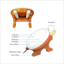 Load image into Gallery viewer, DOBE TP4-1761 Game Drum Universal Wired Game Taiko for PS4 / Slim / Pro