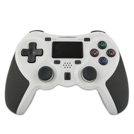 Rubberized Wireless Game Controller Bluetooth Handle for PS4 Host