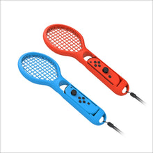 Load image into Gallery viewer, BODE Left and Right Small Handle Tennis Racket NS Game Grip Sports Game Handle TNS1843 for Switch, Tennis Racket (Red and blue)