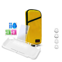 Load image into Gallery viewer, iplay Host Storage Bag Tempered Film + Rocker Cap + Protective Shell 7 in 1 Protection Bag Soft Bag Set For Switch Lite