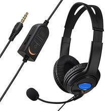 Load image into Gallery viewer, Bilateral Large Headphones PS4 Host Internet Voice Chat Headset for PS4, Large Headphones