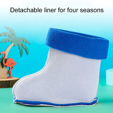 Load image into Gallery viewer, Children Non-Slip Plus Velvet Warm Cartoon Short Rain Boots, Inner Length 15cm With Cotton Cover, Inner Length 16cm With Cotton Cover, Inner Length 17cm With Cotton Cover, Inner Length 18cm With Cotton Cover, Inner Length 19cm With Cotton Cover        ...