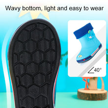 Load image into Gallery viewer, Children Non-Slip Plus Velvet Warm Cartoon Short Rain Boots, Inner Length 15cm With Cotton Cover, Inner Length 16cm With Cotton Cover, Inner Length 17cm With Cotton Cover, Inner Length 18cm With Cotton Cover, Inner Length 19cm With Cotton Cover        ...