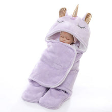 Load image into Gallery viewer, Winter Double Flannel Baby Blanket