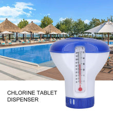 Load image into Gallery viewer, 5 Inch Pool Thermometer Floating Water Pill Impetuous Pool Disinfection Automatic Drug Dispenser Pool Accessories, Style 1