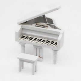 1:12 Mini House Toy Simulation Grand Piano Decoration