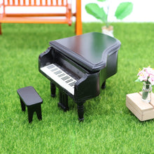 Load image into Gallery viewer, 1:12 Mini House Toy Simulation Grand Piano Decoration