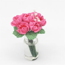 Load image into Gallery viewer, Mini Dollhouse Living Room Decoration Garden Scene Potted Roses
