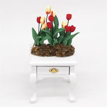 Load image into Gallery viewer, 1:12 Mini House Toy Simulation Tulip Flower Model
