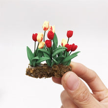 Load image into Gallery viewer, 1:12 Mini House Toy Simulation Tulip Flower Model