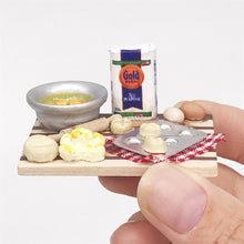Load image into Gallery viewer, 1:12 Mini House Toy Simulation Chopping Board Dessert Making Bread Table