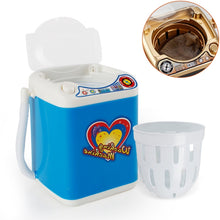Load image into Gallery viewer, Mini Multifunction Kids Washing Machine Toy Beauty Sponge Brushes Washer