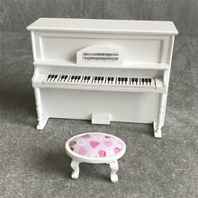 Load image into Gallery viewer, 1:12 Mini House Toy Simulatio Piano and Bench