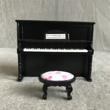 Load image into Gallery viewer, 1:12 Mini House Toy Simulatio Piano and Bench