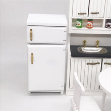 Load image into Gallery viewer, 1:12 Doll House Mini Kitchen Model Refrigerator
