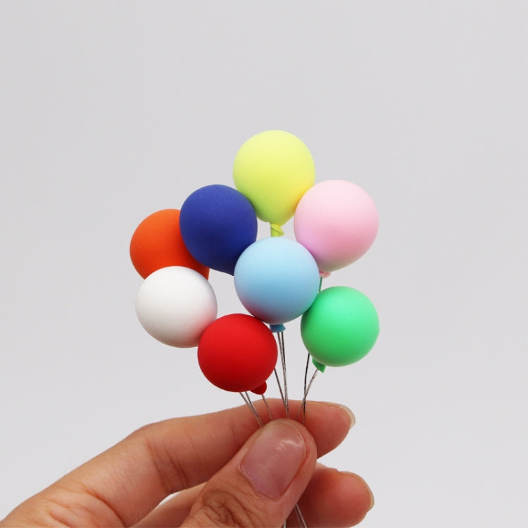 8 PCS / Set 1:12 Mini House Toy Simulation Balloon for Garden Scene Decoration