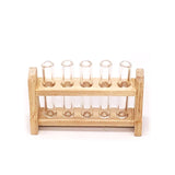 3 Sets 1:12 mini Doll House Dollhouse Iaboratory Glass Tube Test Tube Rack Miniature Food Play Scene Model