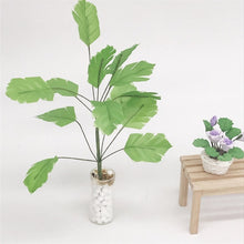 Load image into Gallery viewer, 3 PCS 1:12 Mini Doll House Dollhouse Plant Model Foreign Toy Vase Banana Green Tree