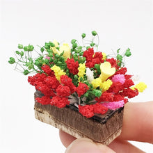Load image into Gallery viewer, 2 PCS 1:12 mini Doll House Dollhouse Garden Scene Simulation Flower Potted Clay Flower