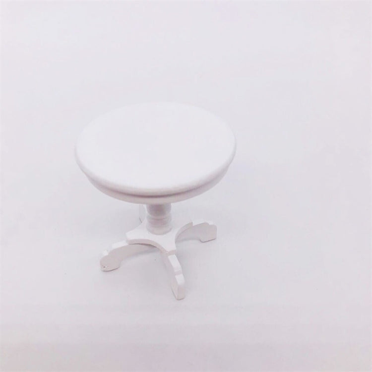 1:12 Mini Doll House Pocket Furniture Decoration Round Table