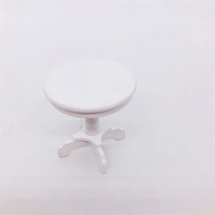 1:12 Mini Doll House Pocket Furniture Decoration Round Table