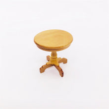 Load image into Gallery viewer, 1:12 Mini Doll House Pocket Furniture Decoration Round Table