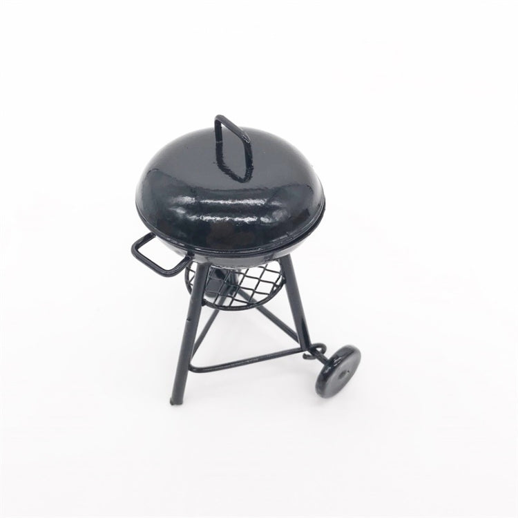 1:12 Mini House Toy Simulation Round Oven Outdoor Scene Decoration