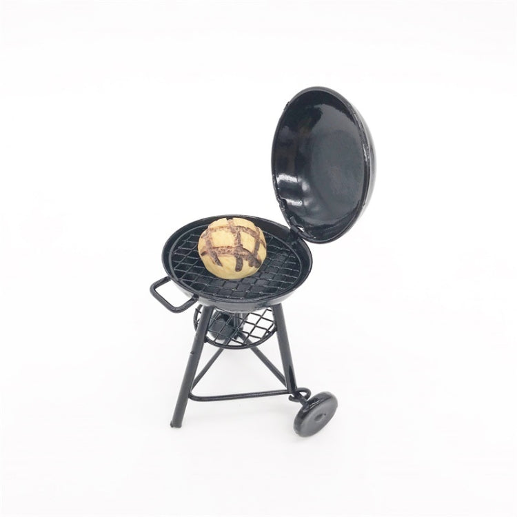 1:12 Mini House Toy Simulation Round Oven Outdoor Scene Decoration