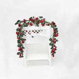 1:12 Mini House Toy Simulation Rose String for Easel Swing Garden Scene